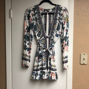 Free people shirt dress size 12